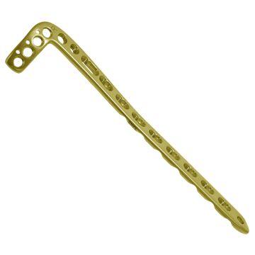 SMPL - Великогомілкова дистально латеральна 3.5мм. пластина, ліва, комбіновані отвори, з кутовою стабільністю, титан